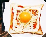 朝ご飯に簡単マヨタマトースト作り方4写真