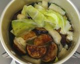 焼き茄子のお味噌汁作り方4写真