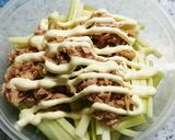 生で！ブロッコリーの茎とツナの和え物作り方1写真