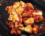 卵ともも肉（ムネ肉）たっぷりソース作り方5写真