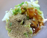 キャベツとささみの甘味噌ごま和え作り方3写真