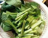 小松菜と油揚げチャチャっと煮浸し作り方1写真