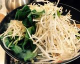 海鮮モヤシあんかけ汁そば 味玉添え作り方5写真