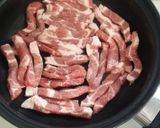豚肉と長芋のカレー風味炒め作り方2写真