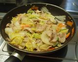 鶏がらスープの素で薄味☆野菜炒め作り方6写真