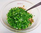豚ひき肉とニラの味噌そぼろ丼レンジで簡単作り方3写真