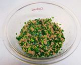 豚ひき肉とニラの味噌そぼろ丼レンジで簡単作り方4写真