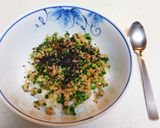 豚ひき肉とニラの味噌そぼろ丼レンジで簡単作り方5写真