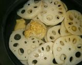 蓮根と挽き肉の甘味噌煮作り方2写真