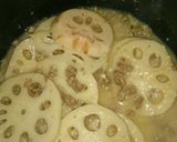 蓮根と挽き肉の甘味噌煮作り方5写真