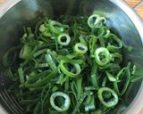 ネギ味噌 長ネギの青い部分を有効活用！作り方1写真