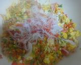即席10分♪シンプル塩味☆カニカマ炒飯☆作り方5写真