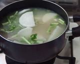 丸ごと厚揚げ豆腐と大根&シジミの味噌汁作り方3写真