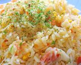 即席10分♪シンプル塩味☆カニカマ炒飯☆作り方8写真