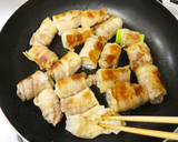 白ねぎでかさ増し！豚ばら薄切り肉角煮の味作り方8写真