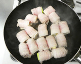 白ねぎでかさ増し！豚ばら薄切り肉角煮の味作り方6写真