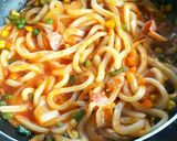 ランチにも☆ナポリうどん作り方4写真