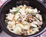 簡単 山菜ごはん なめ茸の瓶詰め使用作り方7写真