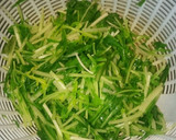水菜とちくわのゴママヨネーズ和え♪作り方1写真