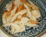 水菜とちくわのゴママヨネーズ和え♪作り方2写真