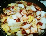 簡単☆トロトロ白菜カレー　トマト風味作り方2写真