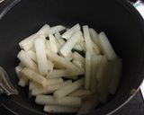 シャキシャキ大根のキンピラ作り方2写真