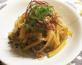 栄養たっぷり大根の皮と豚こまの炒め煮〜♪作り方8写真