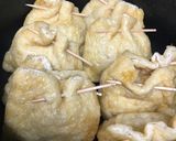 油揚げの肉詰め「卵きんちゃくのアレンジ版作り方5写真