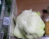 なめ茸とレタスにバージンオイルひとかけ作り方1写真