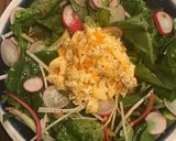 ウフウフソースで食べるオーガニックサラダ作り方2写真