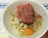 節約⭐もやしのかさ増し照り焼きハンバーグ作り方3写真