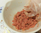 節約⭐もやしのかさ増し照り焼きハンバーグ作り方4写真