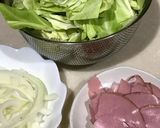 春キャベツとロースハムのサラダ作り方2写真