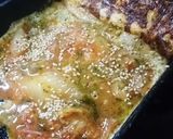 お弁当のおかず：キムチ・青海苔入り卵焼き作り方2写真