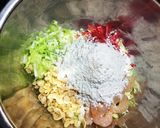 山芋でふっくらお好み焼き作り方6写真