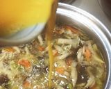 簡単節約！ふわふわ卵としめじの中華スープ作り方8写真