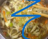 簡単節約！ふわふわ卵としめじの中華スープ作り方9写真