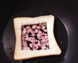 フライパンで♪ハムチーズエッグトースト作り方4写真