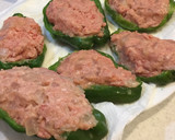 ピーマンの肉詰　苦さをおさえました作り方6写真