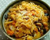 パスタ入りミネストローネ作り方4写真