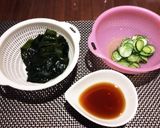 わかめとキュウリの酢の物作り方1写真