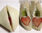 おっきな苺とキウイのフルーツサンド♪作り方6写真