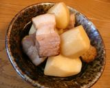 里芋ベーコン煮作り方4写真