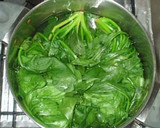 あさりとほうれん草の中華風炒め作り方3写真