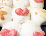 ハートぷっくりチーズインちぎりパン作り方5写真