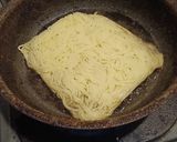 揚げ茄子ネギキャベツの塩餡掛け揚焼きそば作り方2写真