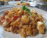 失敗知らず柔らか♪タコのトマト味リゾット作り方8写真