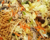 長ねぎを使って♪あっさりソース焼きそば☆作り方7写真