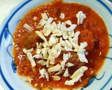 鶏モモ肉のチーズトマトソースかけ作り方5写真