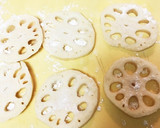蓮根と椎茸の豚ひき肉焼き お弁当にも作り方3写真